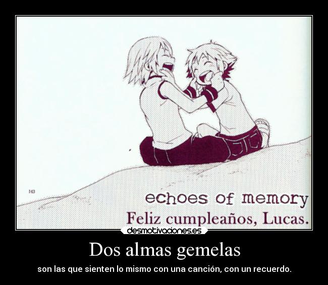 Dos almas gemelas -