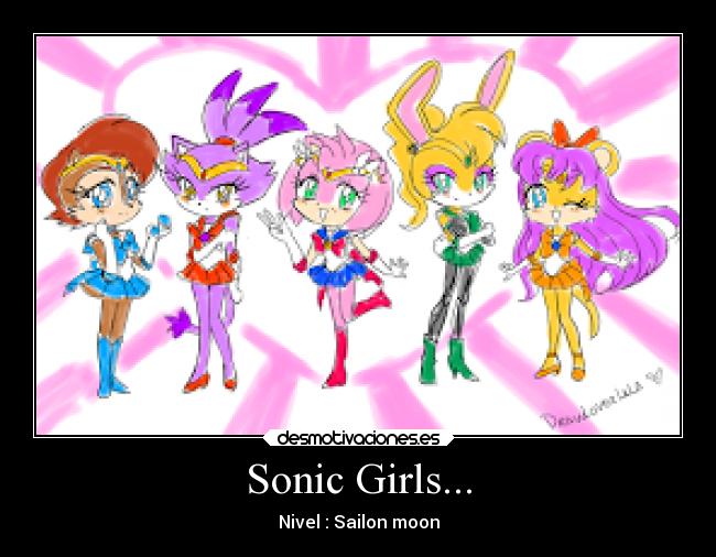 Sonic Girls... - Nivel : Sailon moon