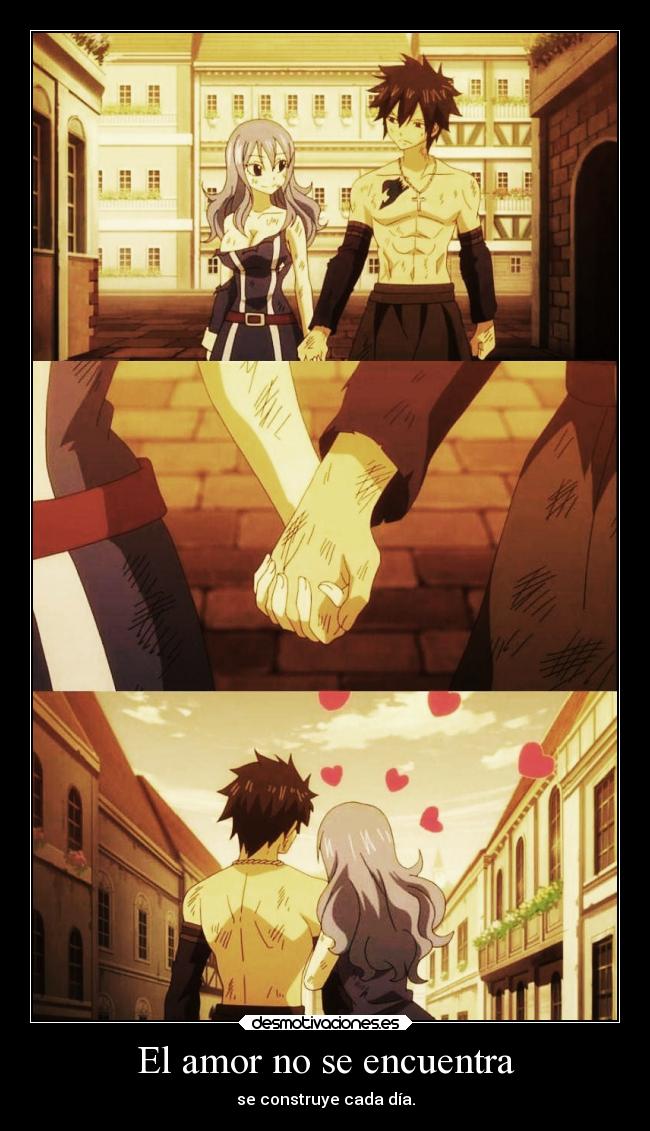 El amor no se encuentra - se construye cada día.