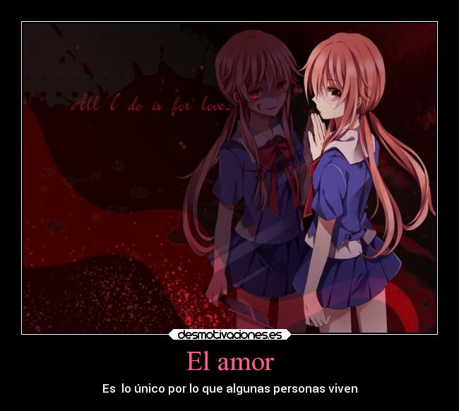 carteles amor amor anime desmotivaciones