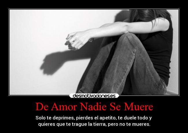 De Amor Nadie Se Muere -