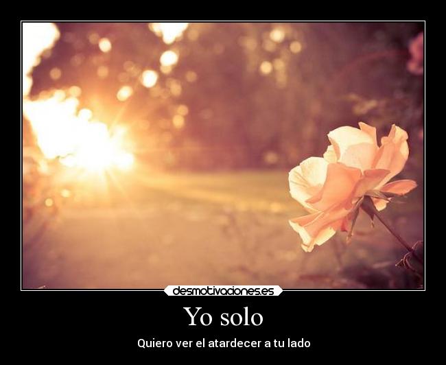 Yo solo -