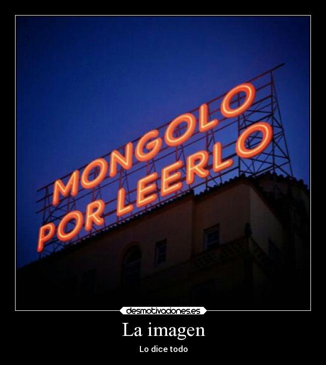 La imagen - Lo dice todo