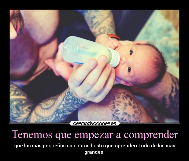 Tenemos que empezar a comprender - 