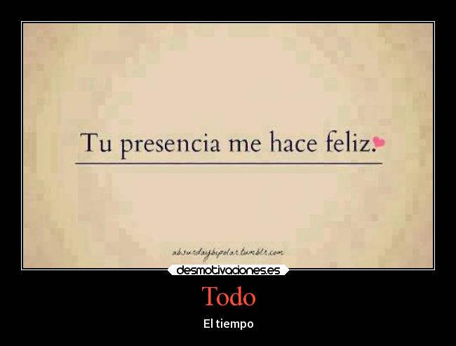 Todo - El tiempo