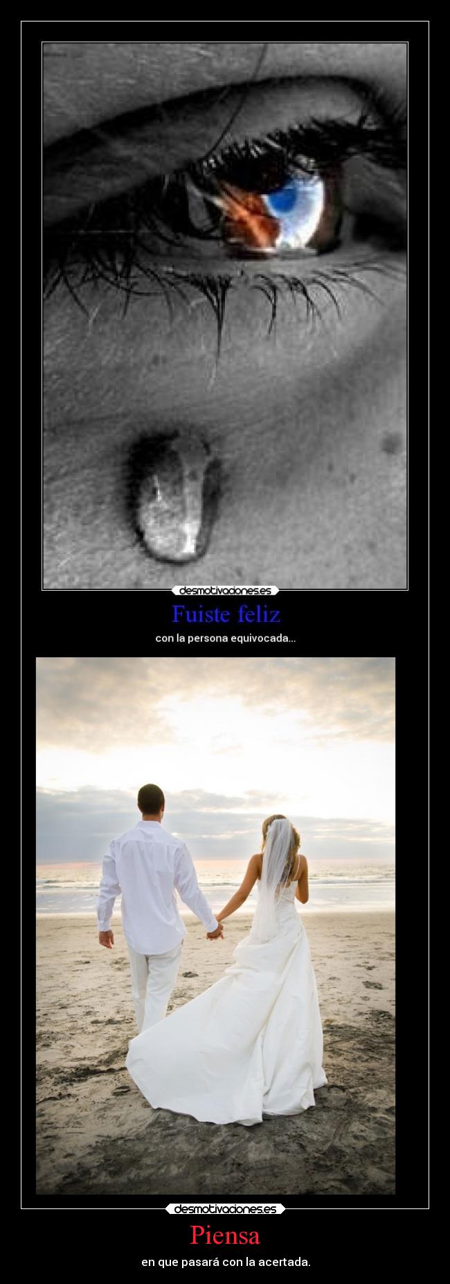 Piensa - en que pasará con la acertada.