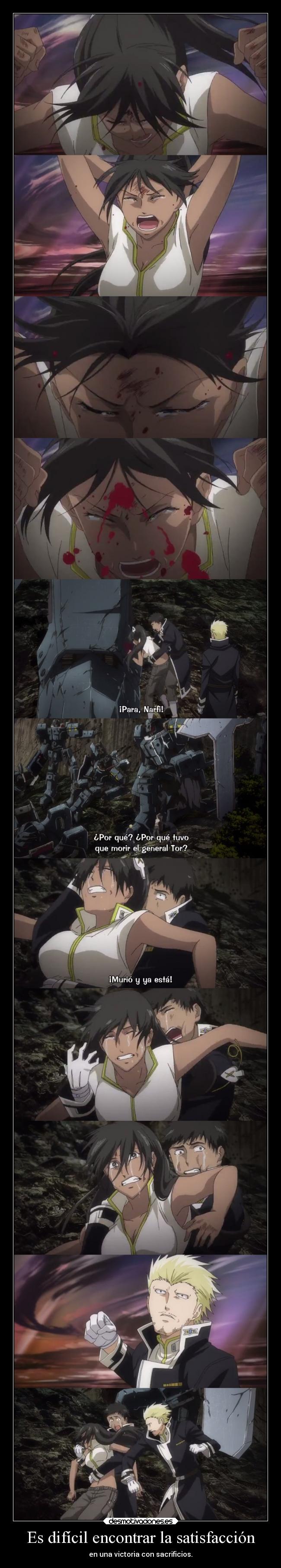 carteles amor dolor muerte anime raptorhunters harukaze manga otaku breack blade broken natfi victoria rabia desmotivaciones