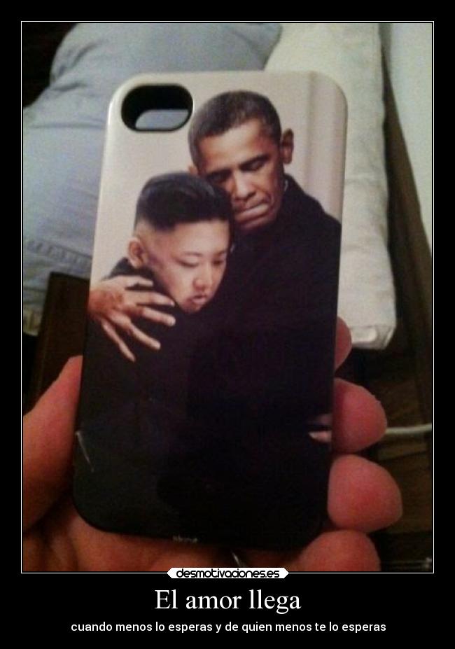 El amor llega - cuando menos lo esperas y de quien menos te lo esperas
