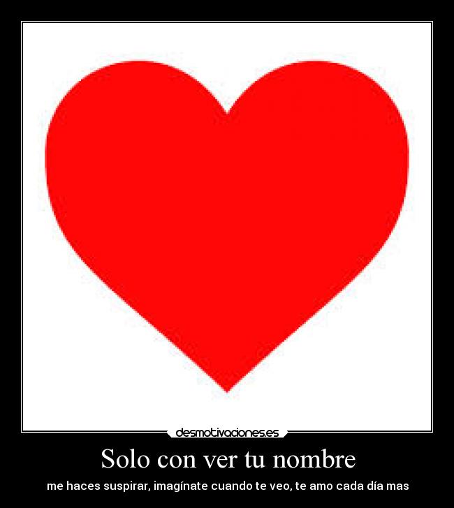 Solo con ver tu nombre - 