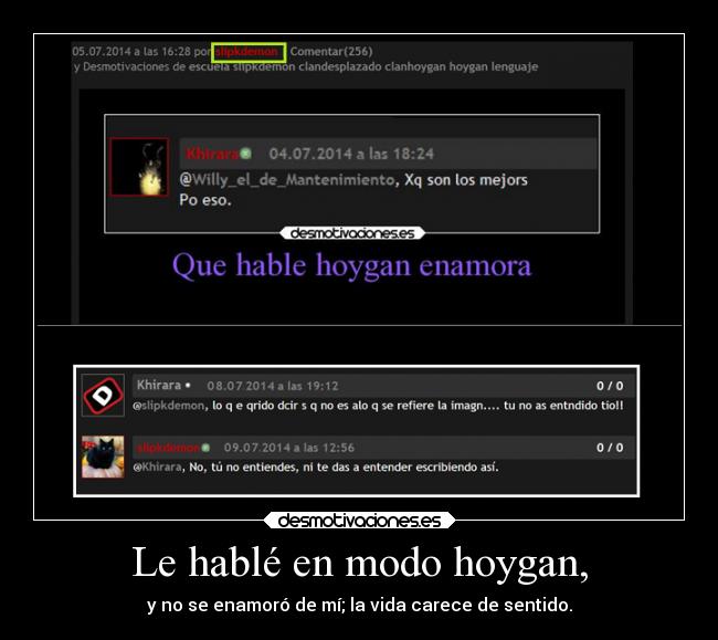 carteles amor vida hoygan soyunidiotatm clanfhag khirara slipkdemon enamorarse lehablehoyganyseenfadoxc desmotivaciones