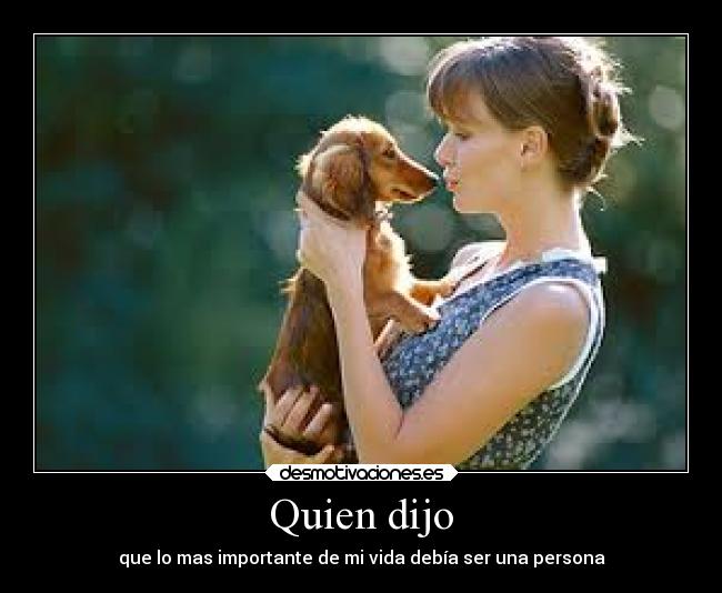 Quien dijo -
