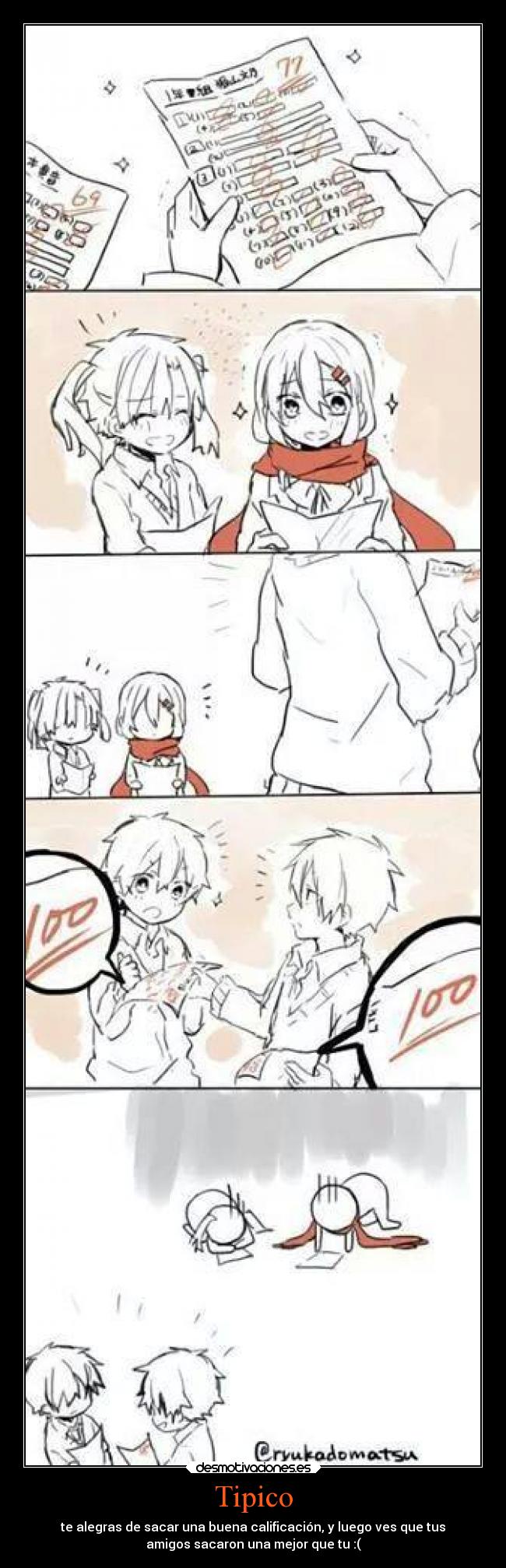 carteles anime calificaciones tipico kagerou mejkaku city actors pase todas las materias desmotivaciones