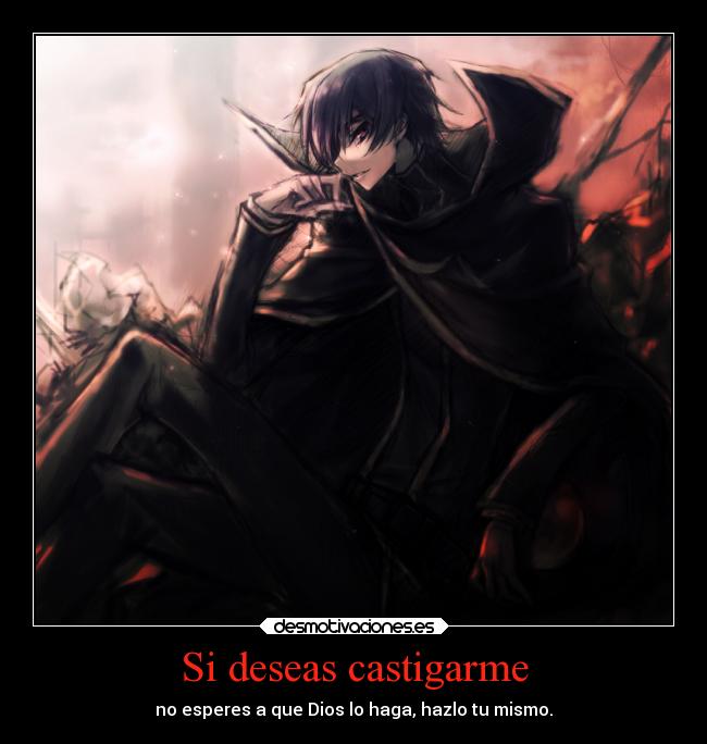 carteles anime codegeass leluoch desmotivaciones