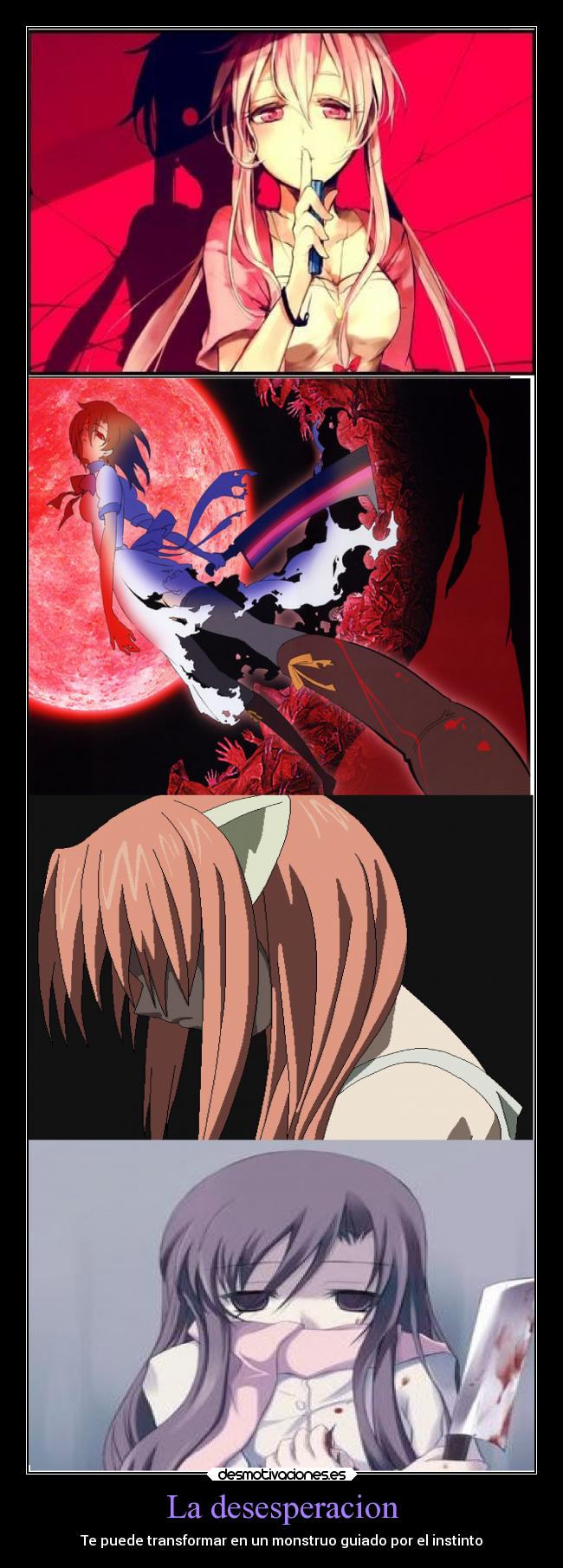 La desesperacion - Te puede transformar en un monstruo guiado por el instinto