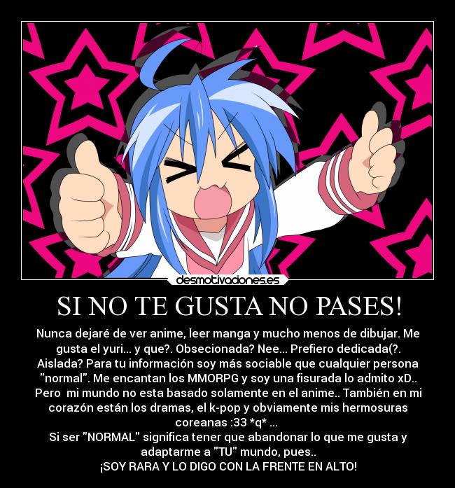 carteles anime desmotivaciones