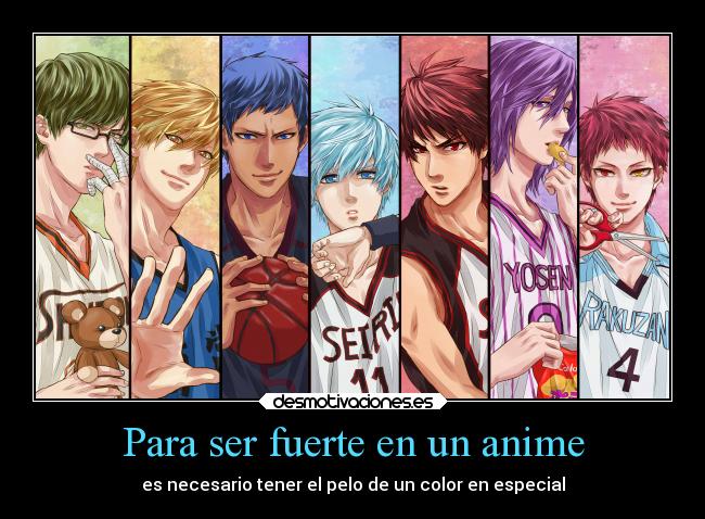 Para ser fuerte en un anime - 