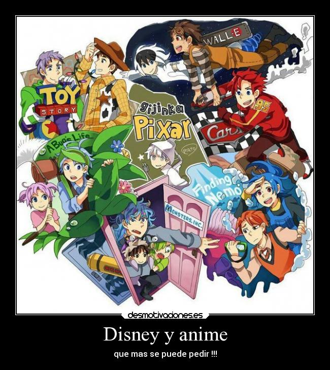 Disney y anime - que mas se puede pedir !!!