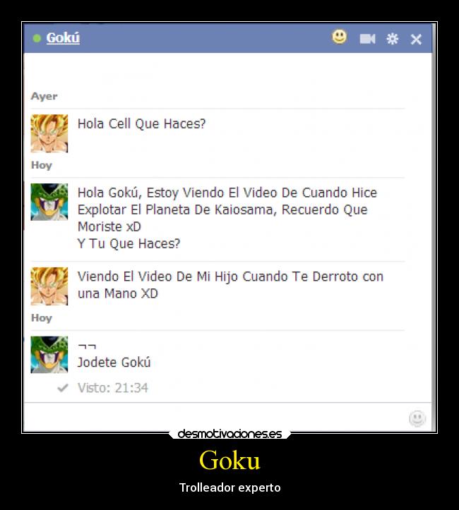 Goku - Trolleador experto