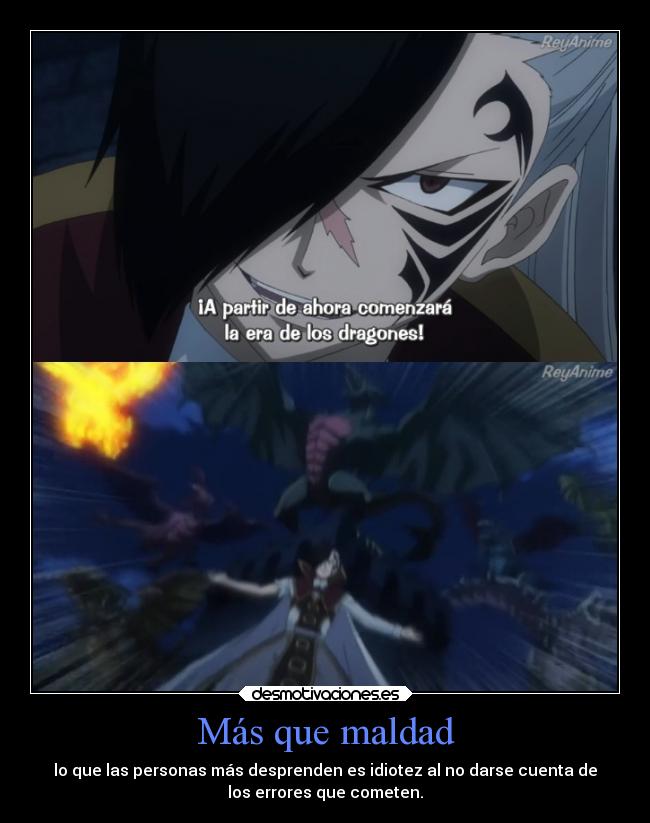 carteles anime fairy tail clandominadores ejercitodemar desmotivaciones