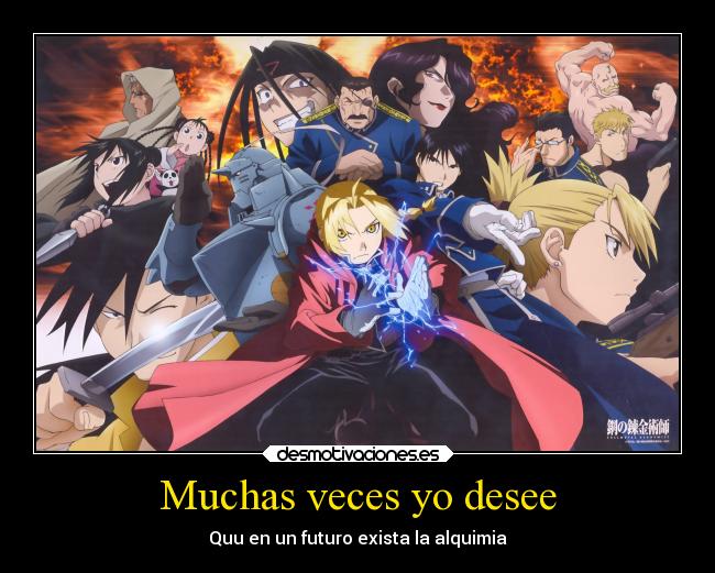 Muchas veces yo desee - Quu en un futuro exista la alquimia