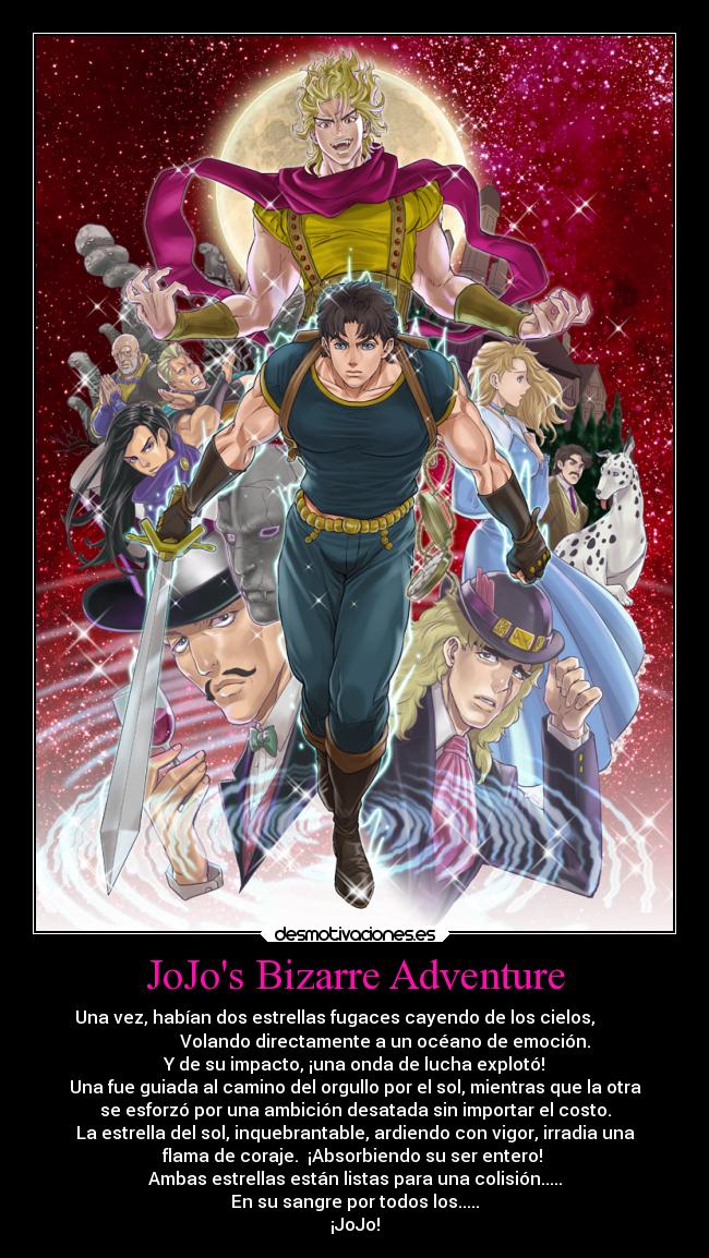 carteles anime jojos bizarre adventure uno los mejores mangas todos desmotivaciones