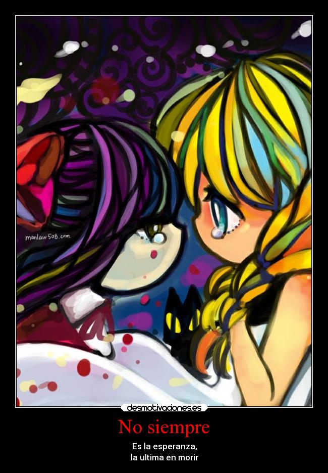 carteles anime majo viola ellen gore juego rpg comunidad horror desmotivaciones