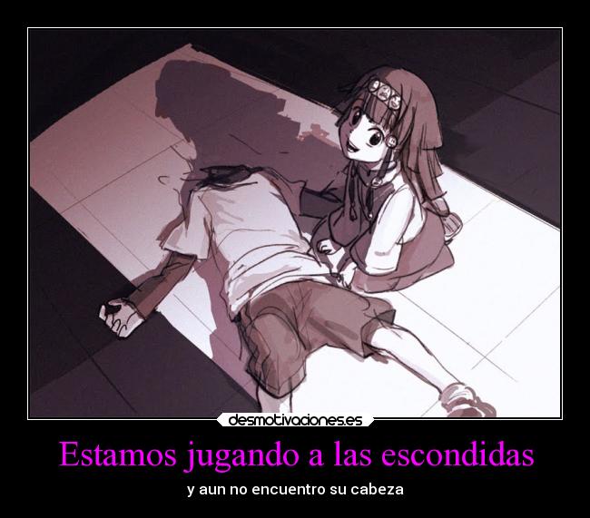 carteles anime manga hunter alluka killua sin cabeza desmotivaciones