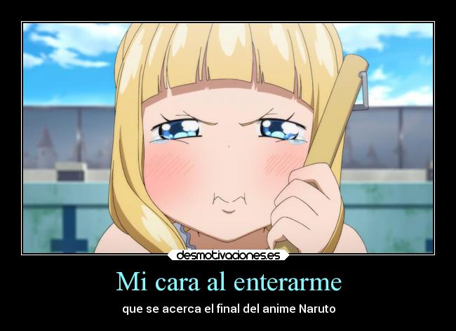 Mi cara al enterarme -