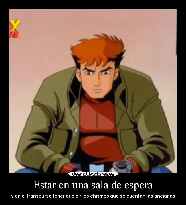 Estar en una sala de espera - 