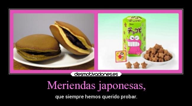Meriendas japonesas, - 