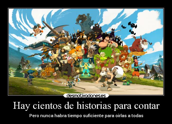 carteles anime wakfu desmotivaciones