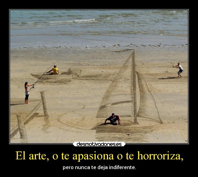 carteles arte arte desmotivaciones