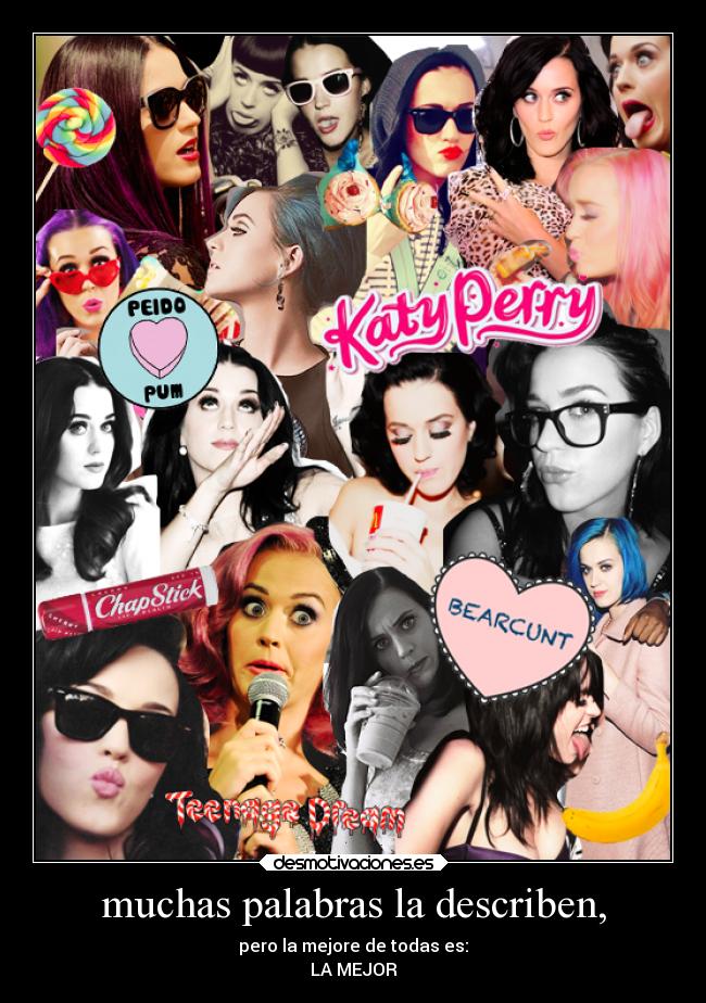 muchas palabras la describen, - pero la mejore de todas es:
LA MEJOR