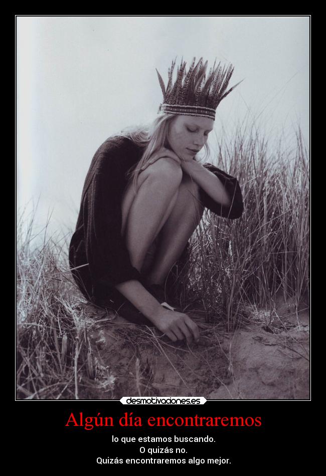 Algún día encontraremos -