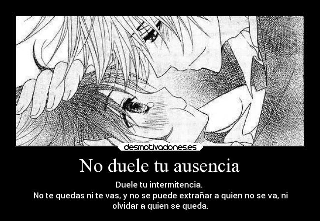 No duele tu ausencia -