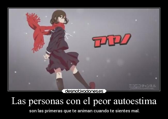 Las personas con el peor autoestima -