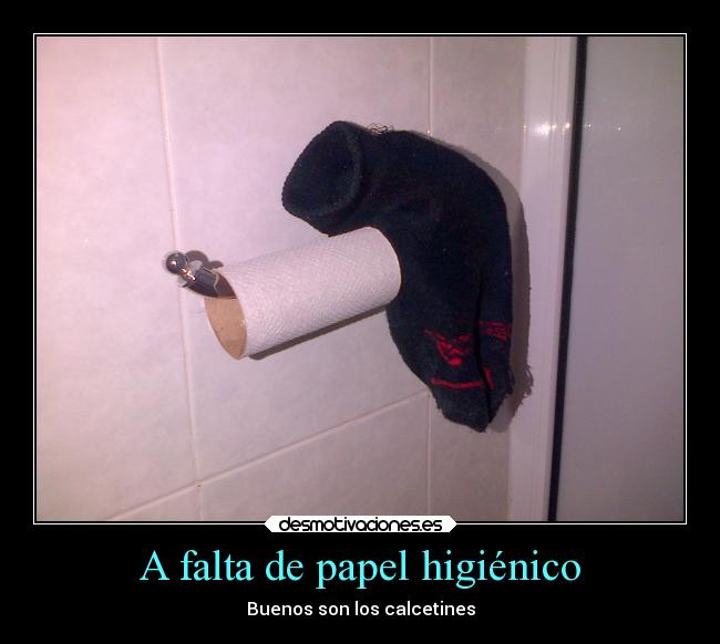 A falta de papel higiénico - 