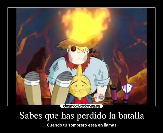 Sabes que has perdido la batalla - 