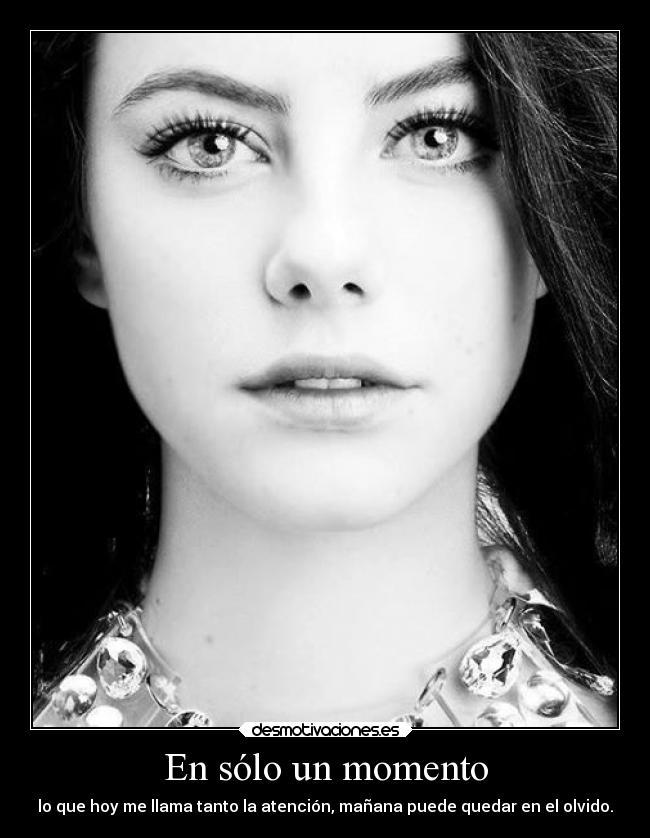 En sólo un momento -