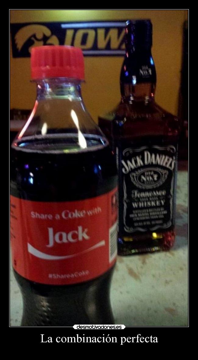 carteles comida coca cola jack daniels combinacion desmotivaciones