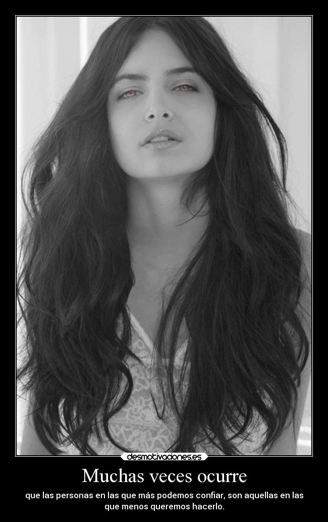 Muchas veces ocurre -