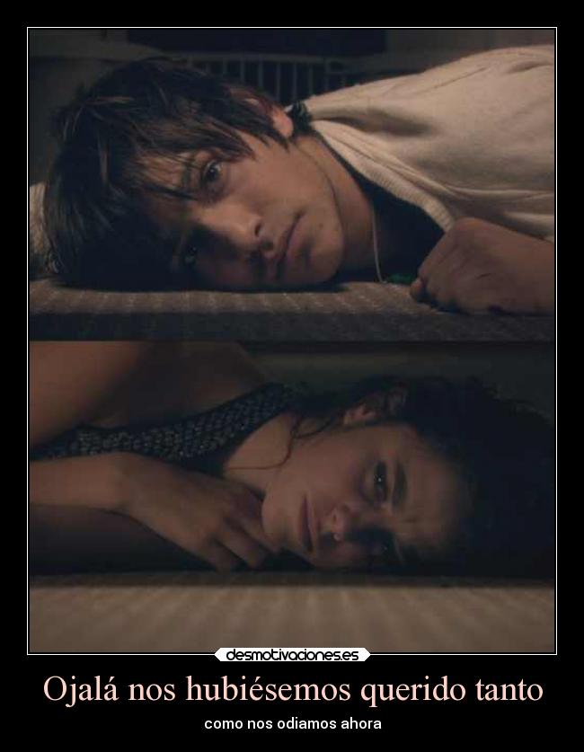 Ojalá nos hubiésemos querido tanto -