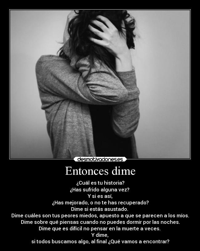 Entonces dime - 