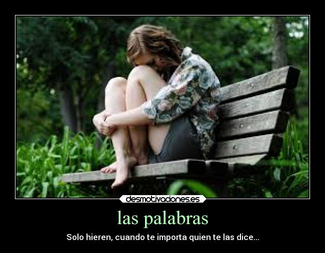 las palabras -
