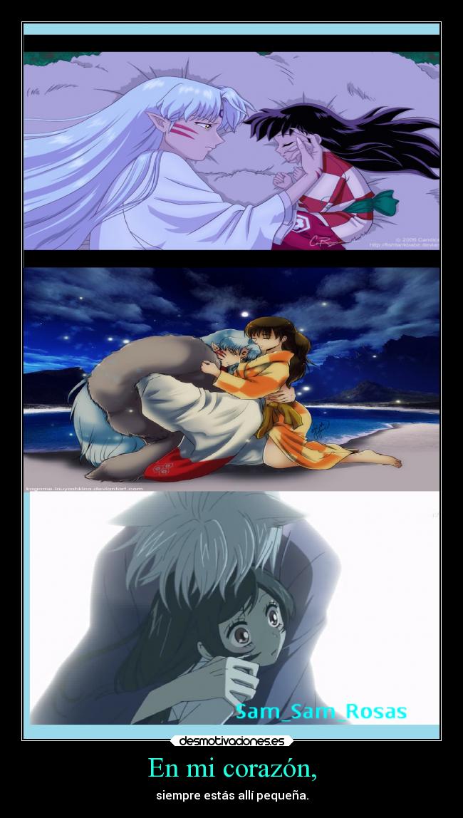 En mi corazón, - siempre estás allí pequeña.