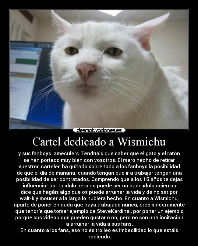 carteles criticas desmotivaciones theinmortals mortals raptorhunters fans wismichu desmotivaciones