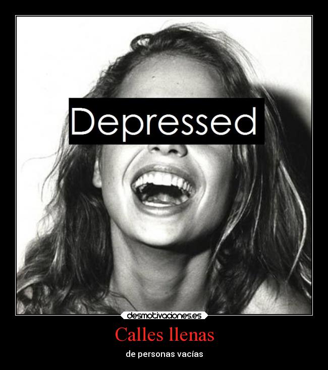 Calles llenas - de personas vacías