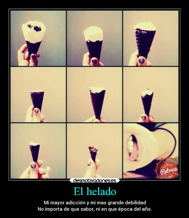El helado -