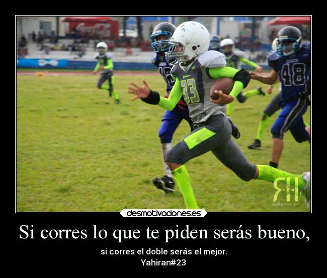 carteles debilidad deportes football americano desmotivaciones