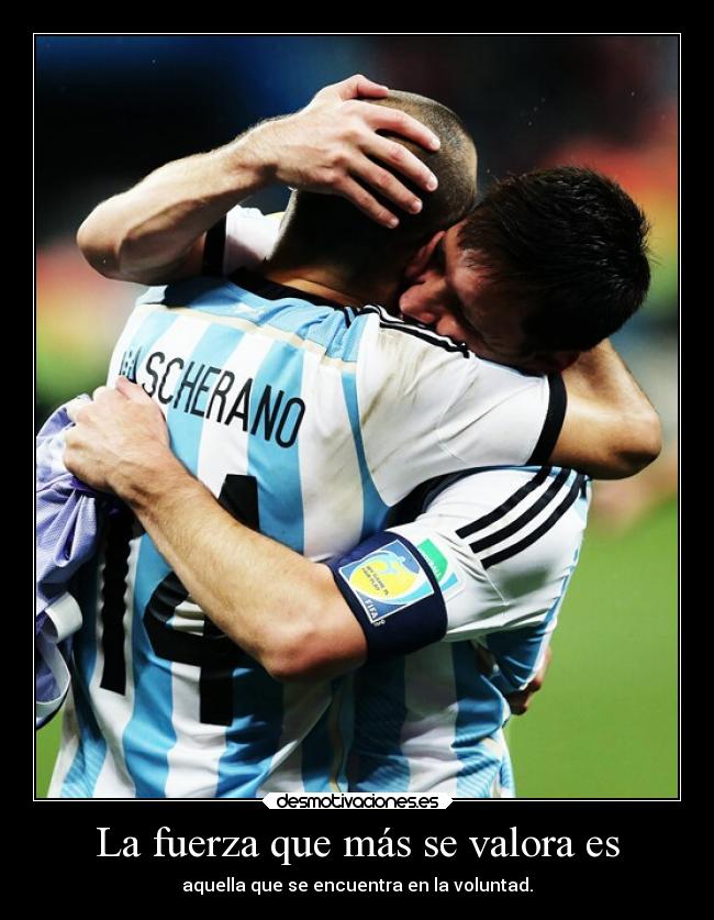 carteles desmotivaciones argentinamundialdoscatorce masche messi idols desmotivaciones